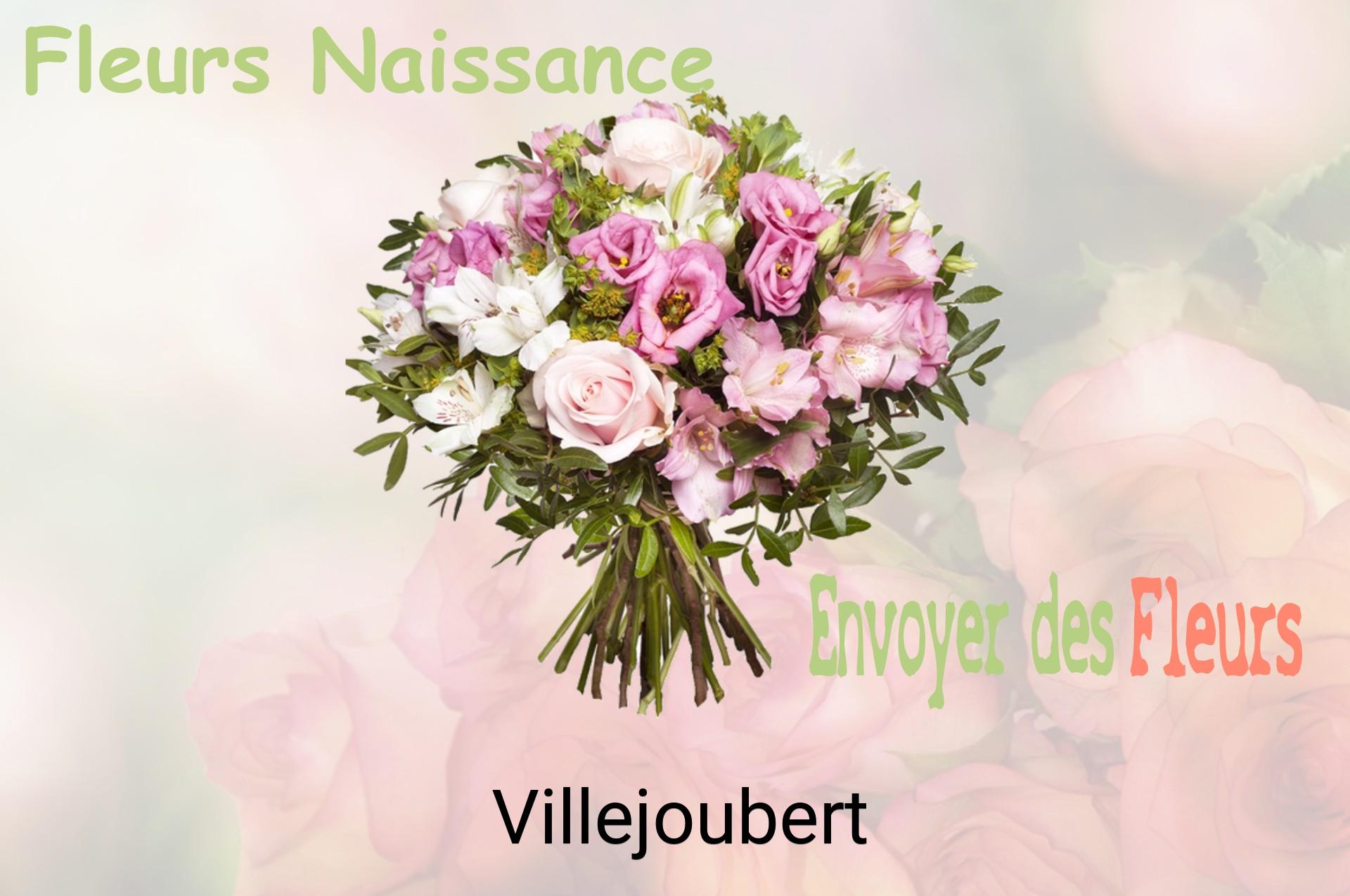 Bouquet de fleurs de naissance livré à Villejoubert